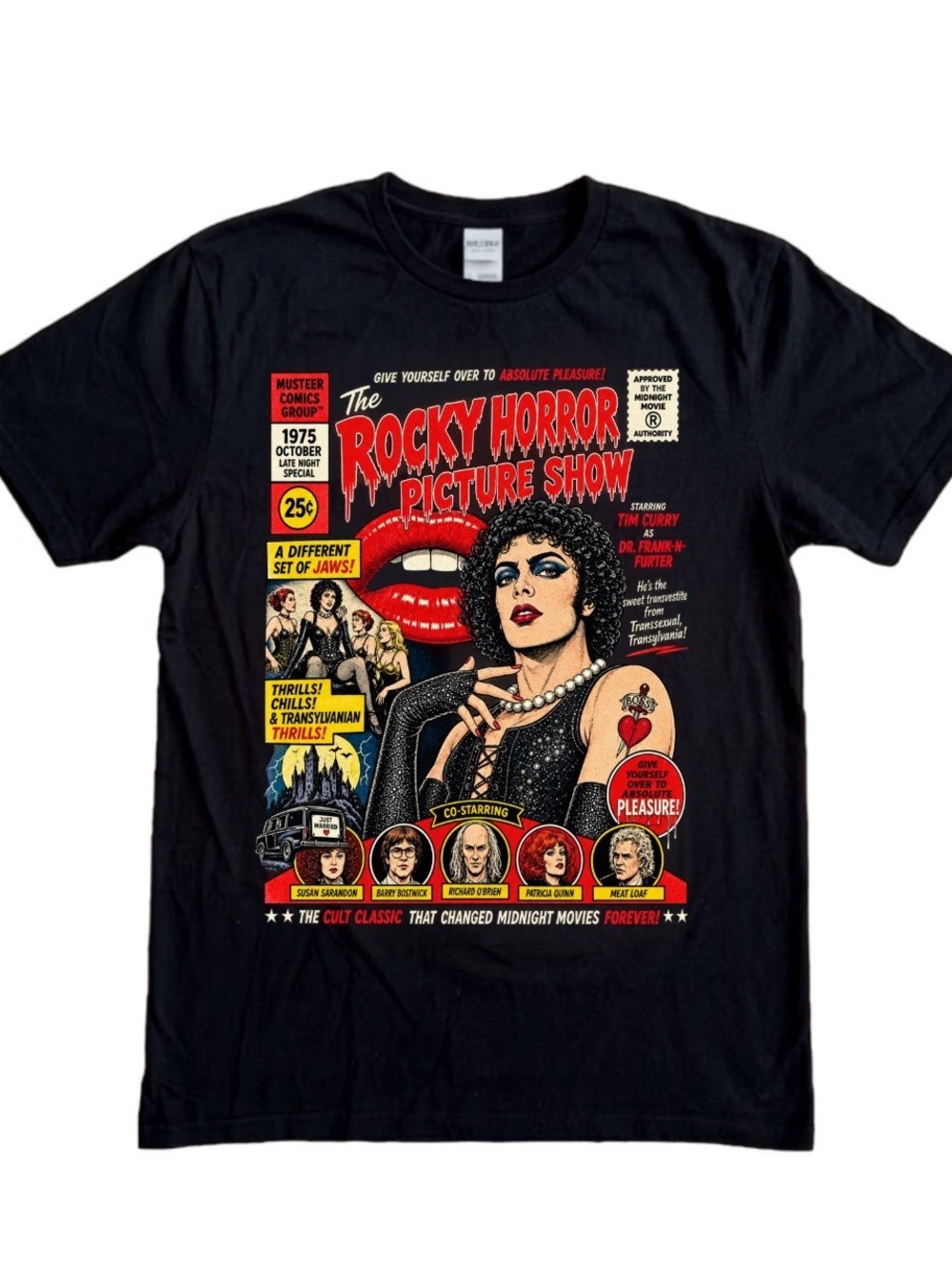 Tim Curry Rocky Horror Picture Show Graphic Tee